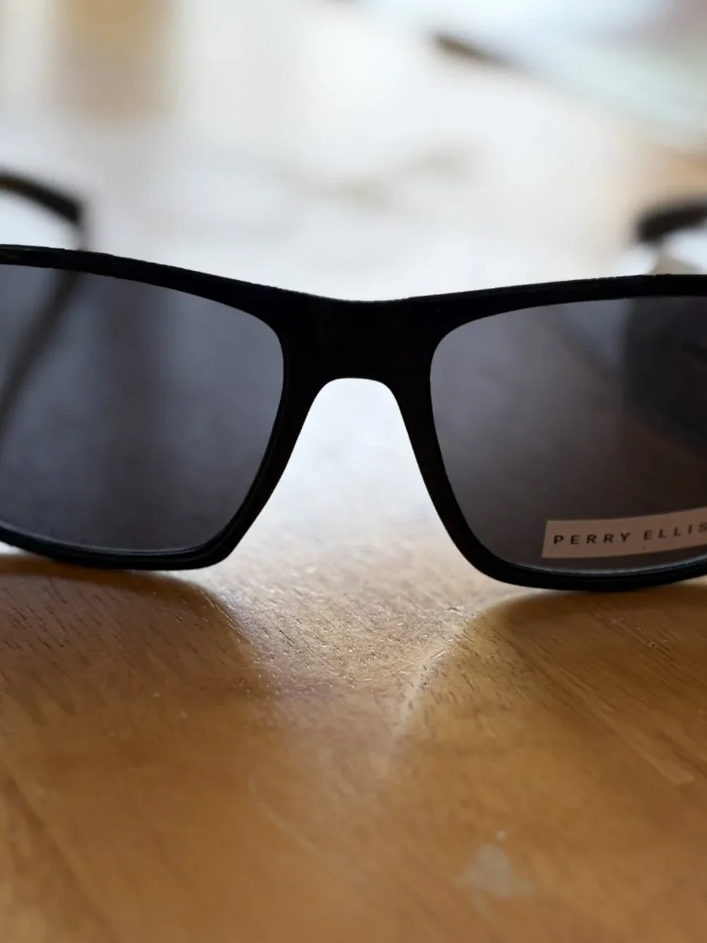 NWT Perry Ellis Men’s Black Squared Sunglasses